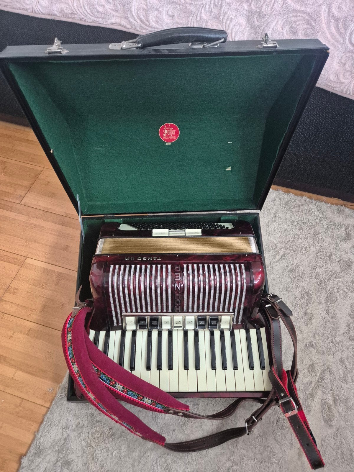 Accordeon Hohner Tango IIM, Ophalen of Verzenden, Gebruikt, Hohner, Met koffer