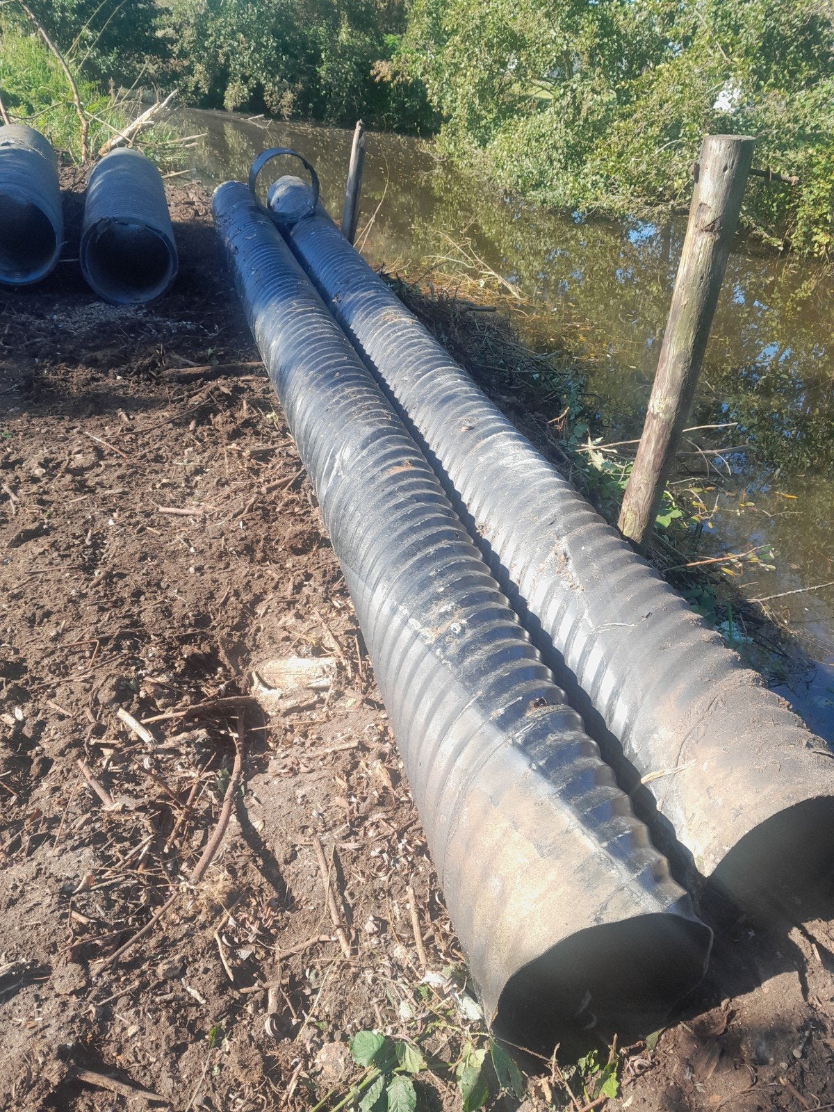 Duikerbuis 40cm doorsnee, 14 meter totaal, Ophalen, Gebruikt, 6 meter of meer, 40 tot 60 mm