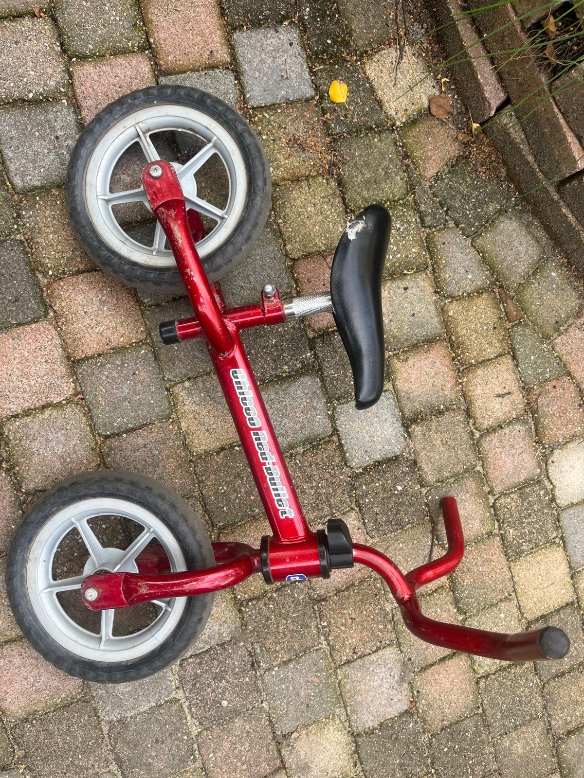 Rood loopfietsje - Unico - Ideaal voor jonge kinderen, Ophalen, Gebruikt, Minder dan 16 inch