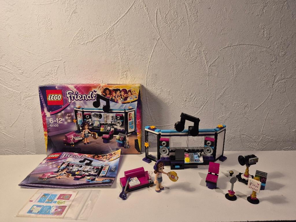 Lego Friends 41103 Pop Star Recording Studio, Gebruikt, Lego, Friends, Ophalen of Verzenden