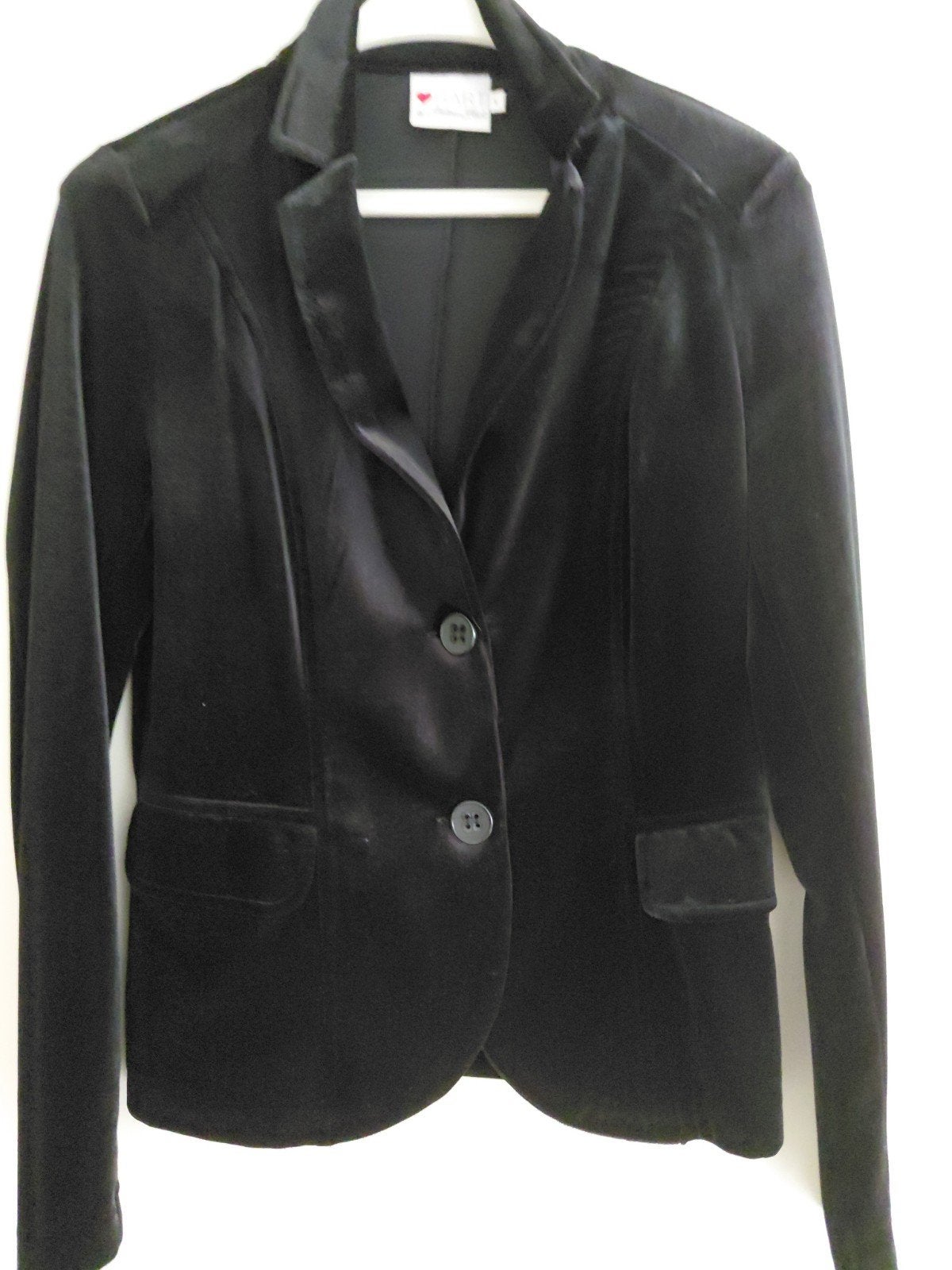 Velours blazer van Helena Hart maat 40, Maat 38/40 (M), Zwart, Zo goed als nieuw, Jasje