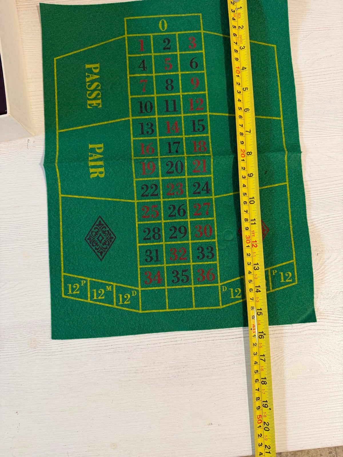 Roulette Spel - Compleet met Wiel, Mat en Fiches, Drie of vier spelers, Ophalen of Verzenden, Gebruikt