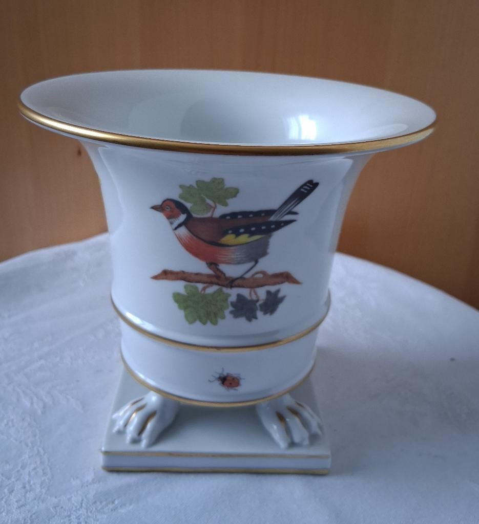 Herend Hungary sierpot met Rothschild bird * eureka*, Antiek en Kunst, Ophalen of Verzenden