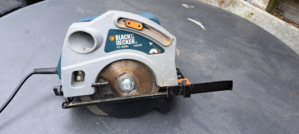 Black & Decker cirkelzaag KS846N, Ophalen of Verzenden, Gebruikt