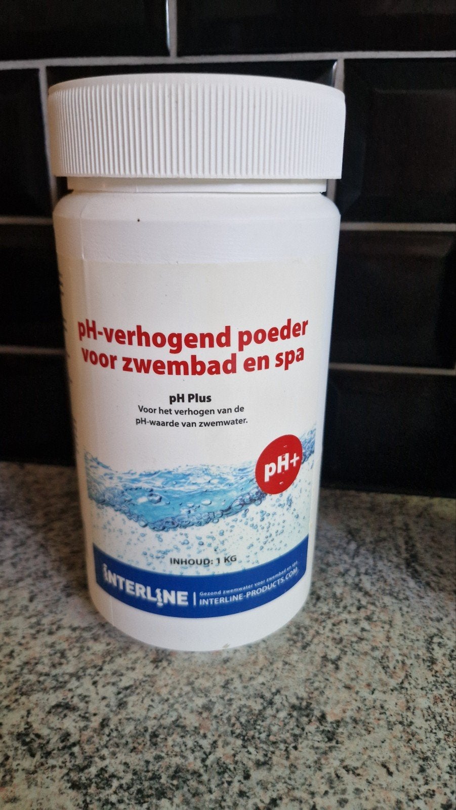 Interline pH Plus Poeder 1 kg voor zwembad, Tuin en Terras, Zwembad-toebehoren, Ophalen of Verzenden, Nieuw, Reinigingsmiddel