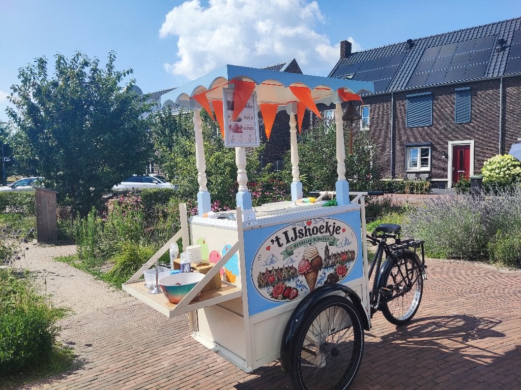 IJskar te huur (45 euro per dag): geweldige ijsfiets, Fietsen en Brommers, Fietsen | Bakfietsen, Terugtraprem, Goederen, Zo goed als nieuw