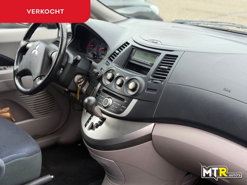 Mitsubishi Grandis 2.4-16V InSport AUT|NAP|7 PERS.|NWE APK, Auto's, Mitsubishi, Stof, 7 stoelen, Blauw, 93 €/maand