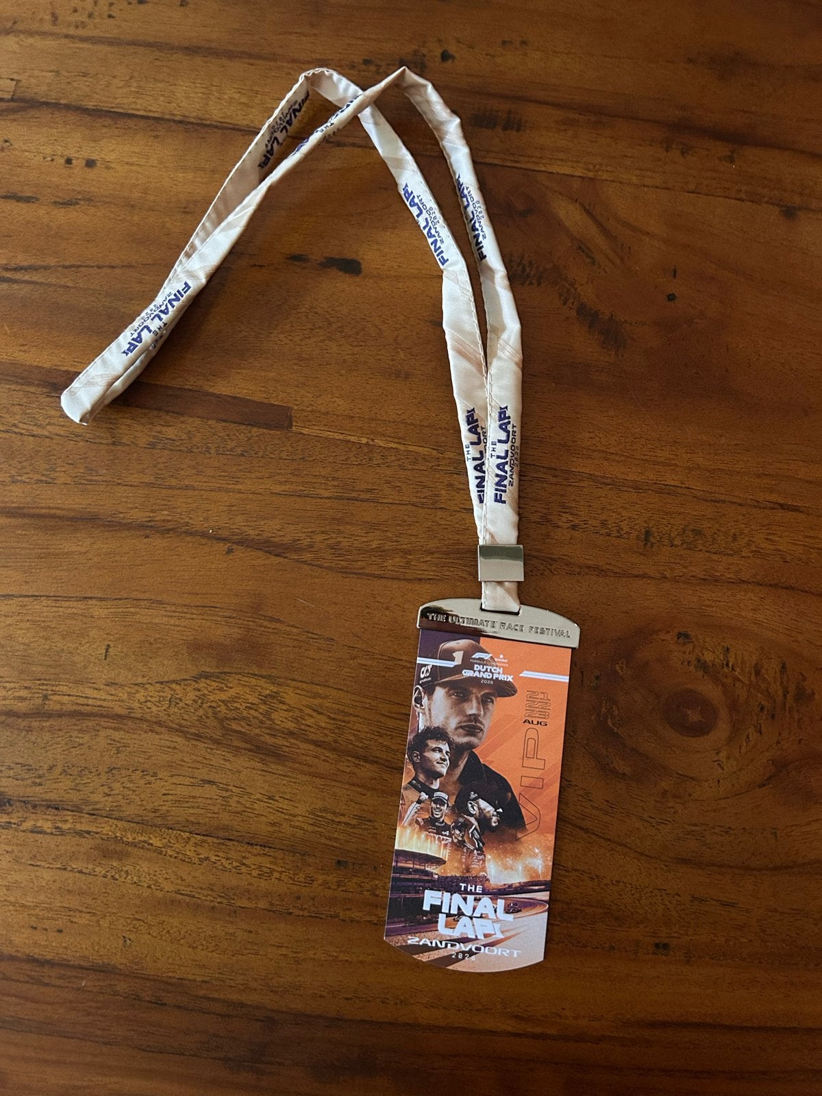 F1 lanyard VIP Pass van de Zandvoort Grand Prix., Ophalen, Nieuw, Formule 1