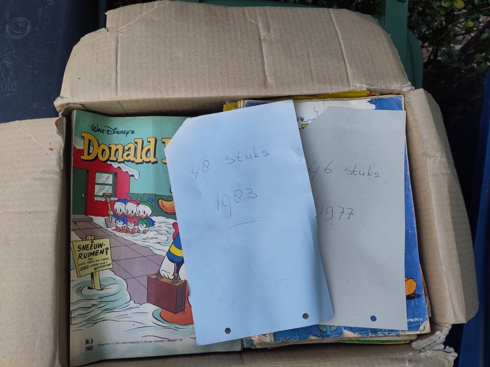 Donald Duck stripboeken uit 1977 en 1983 (94 stuks), Meerdere stripboeken, Ophalen, Gelezen