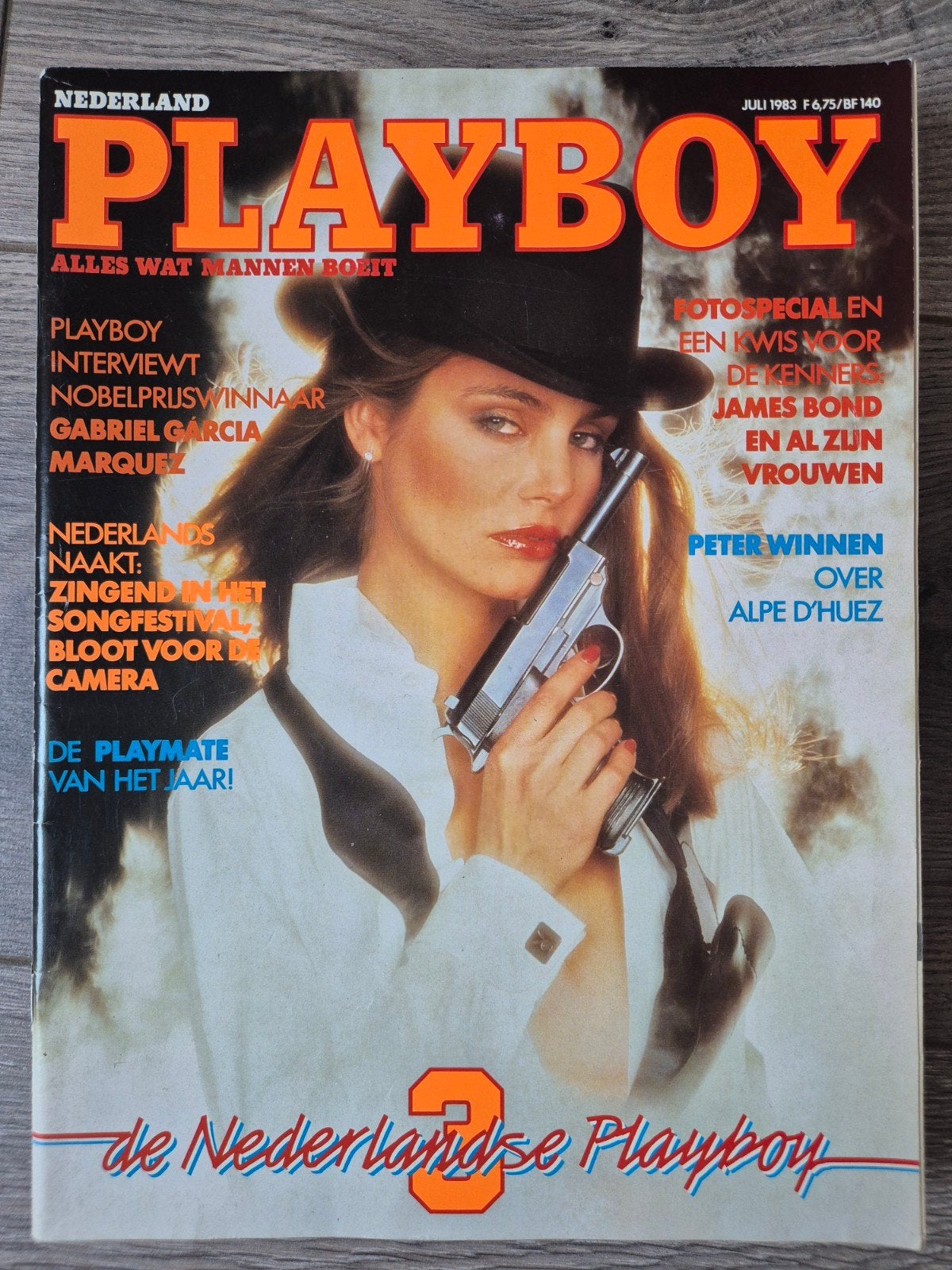 Playboy Nederland Juli 1983 - Zeer Goede Staat, Verzamelen, Ophalen of Verzenden, 1980 tot heden, Nederland, Tijdschrift