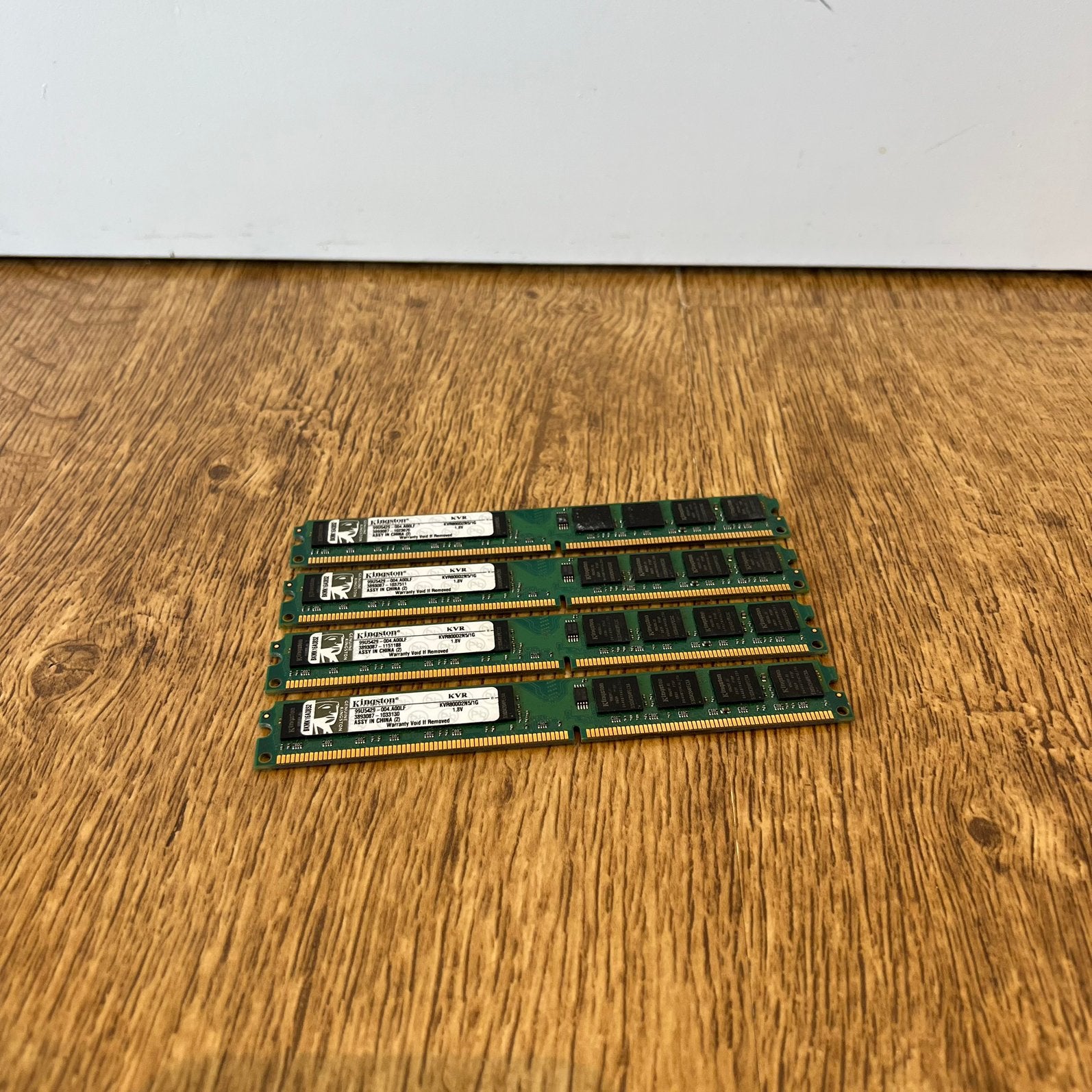 Kingston 4GB DDR2 800MHz RAM (4x1GB) CL5, Gebruikt, Ophalen of Verzenden, 800 MHz, DDR2