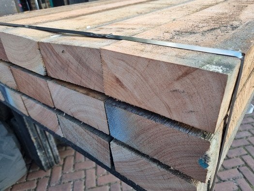 18 Hardhouten balken 6.5x15.0 cm 1.00 meter - nr: HB11, Ophalen, 250 cm of meer, Balken, Hardhout