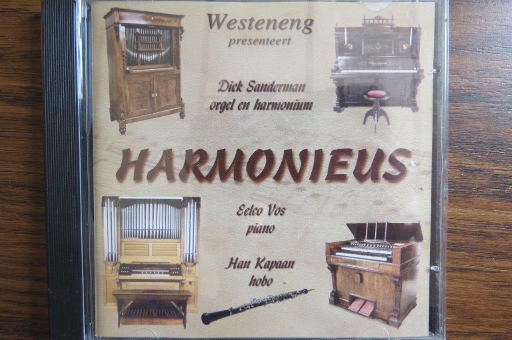 Cd orgel en harmonium: Harmonieus, Dick Sanderman, piano, Ophalen of Verzenden, Zo goed als nieuw, Gospel