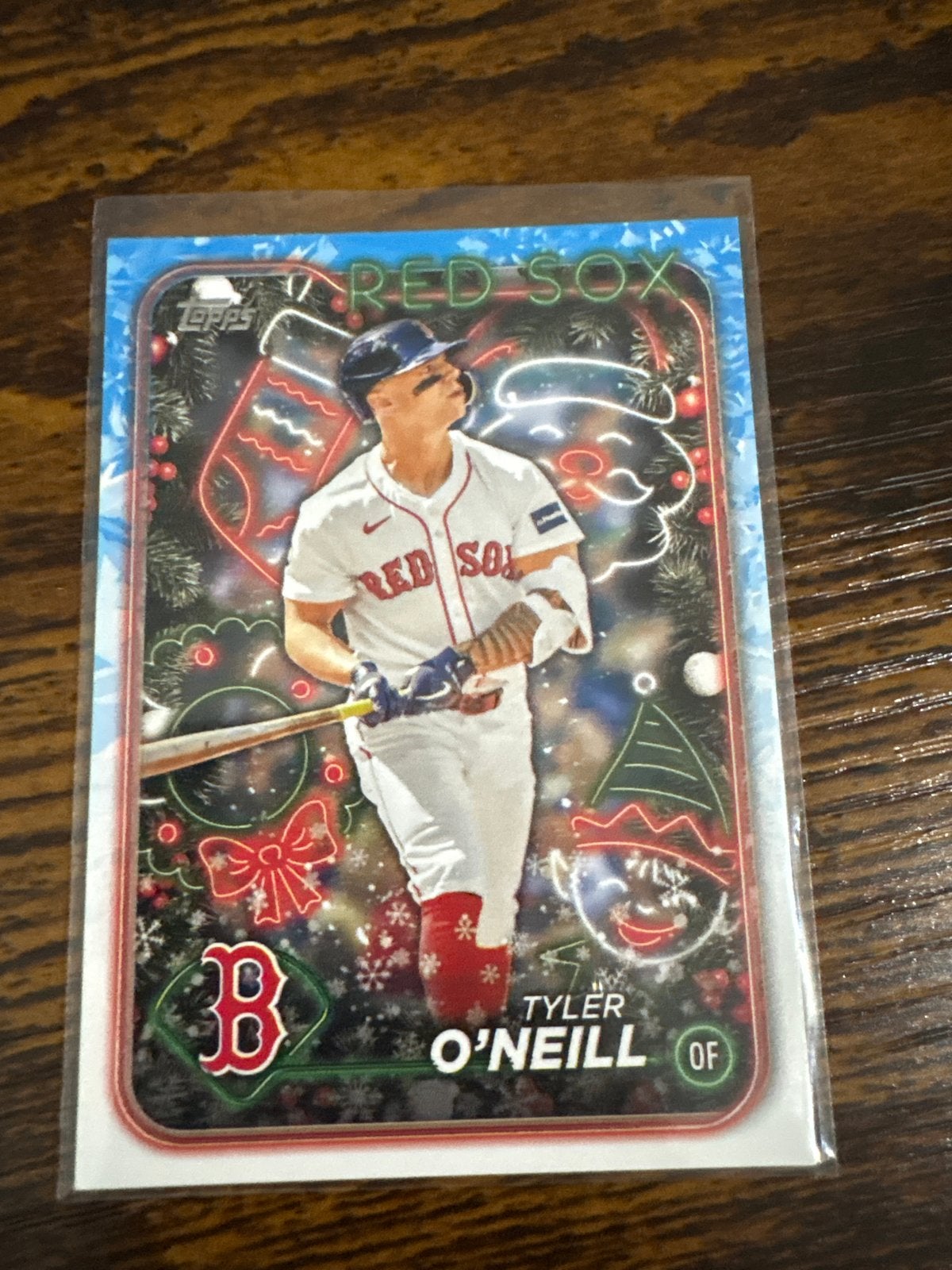 Tyler O'Neill Red Sox Topps Honkbal Spelerskaart, Ophalen of Verzenden, Zo goed als nieuw, Buitenlandse clubs, Spelerskaart