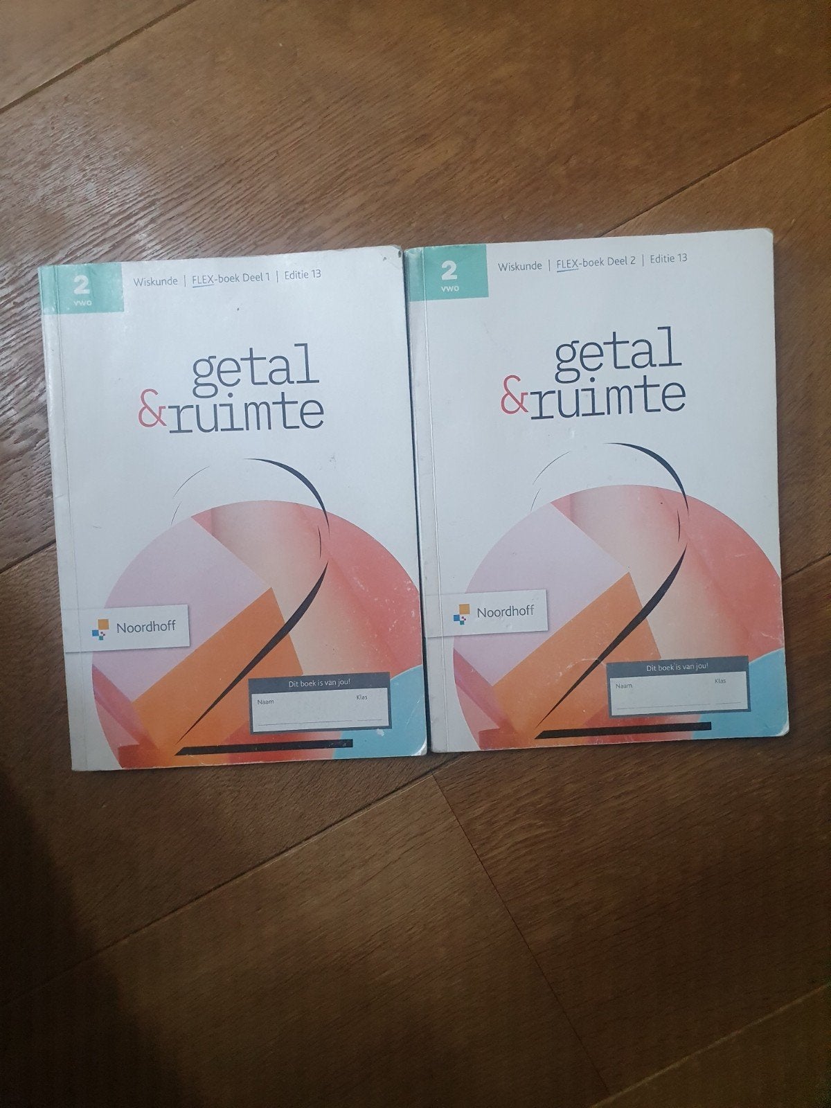 Getal & Ruimte Flexboek Deel 1 & 2 Editie 13 VWO Wiskunde, Overige vakken, VWO, Noordhoff, Ophalen