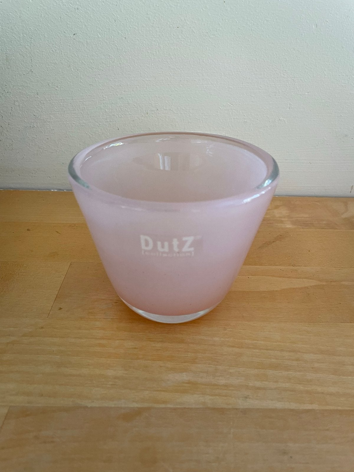 Dutz Collection Roze Glazen Vaasje, Handgemaakt, 10 cm, Ophalen of Verzenden, Roze