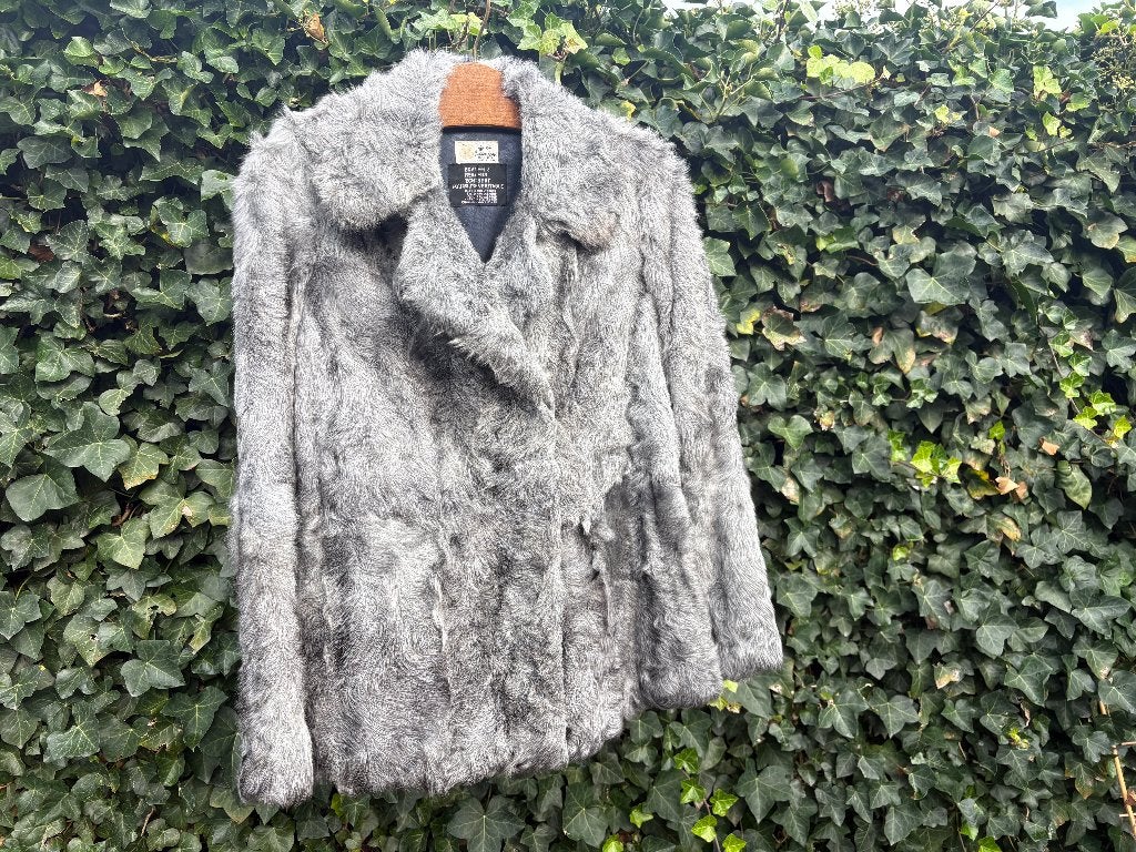Vintage Bontjasje, Kleding | Dames, Ophalen, Alaska Furs, Maat 42/44 (L), Grijs