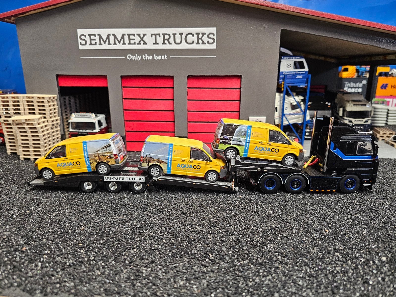 Wsi volkswagen t5 busjes 4 stuks b keus., Ophalen, Gebruikt, Bus of Vrachtwagen, Wsi