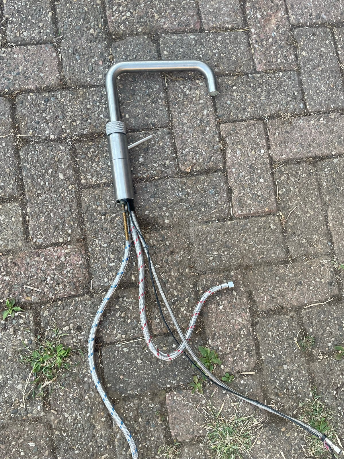 Quooker Flex Square kokendwaterkraan roestvrij staal (RVS), Ophalen of Verzenden, Gebruikt, Rvs, Kraan