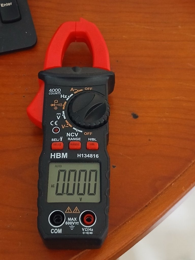 multimeter met stroomtanng, Doe-het-zelf en Verbouw, Ophalen of Verzenden, Nieuw, Multimeter