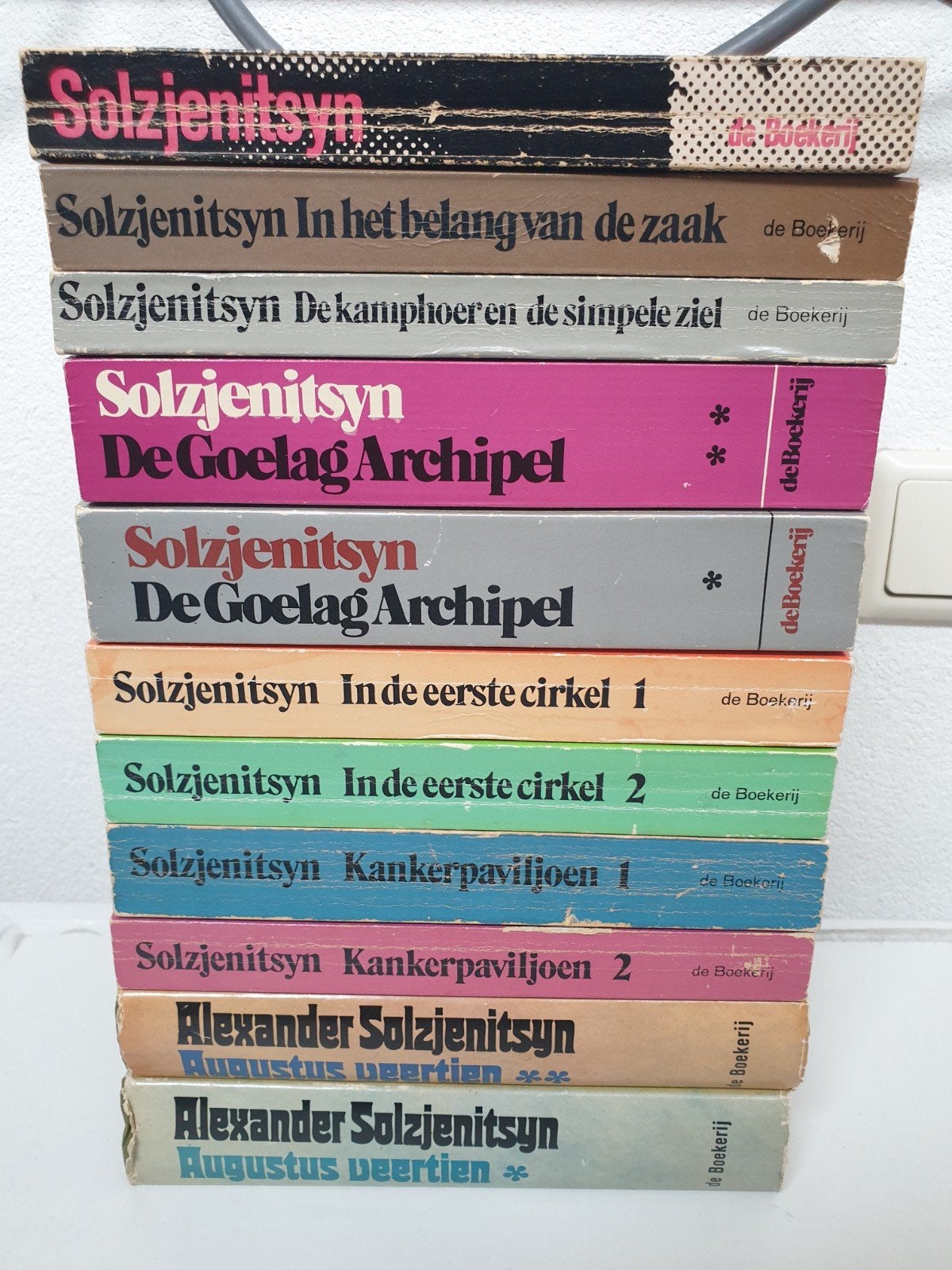 Solzjenitsyn Boeken Collectie - De Goelag Archipel e.a., Ophalen of Verzenden, Gelezen, Aleksandr Solzjenitsyn, Nederland