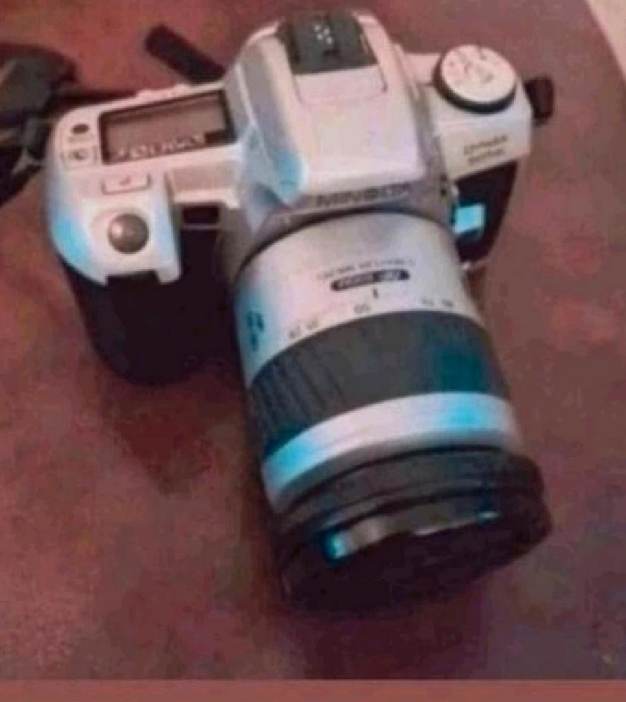 Minolta Dynax 505si spiegelreflexcamera,tas ,boekje, Audio, Tv en Foto, Fotocamera's Analoog, Ophalen of Verzenden, Spiegelreflex