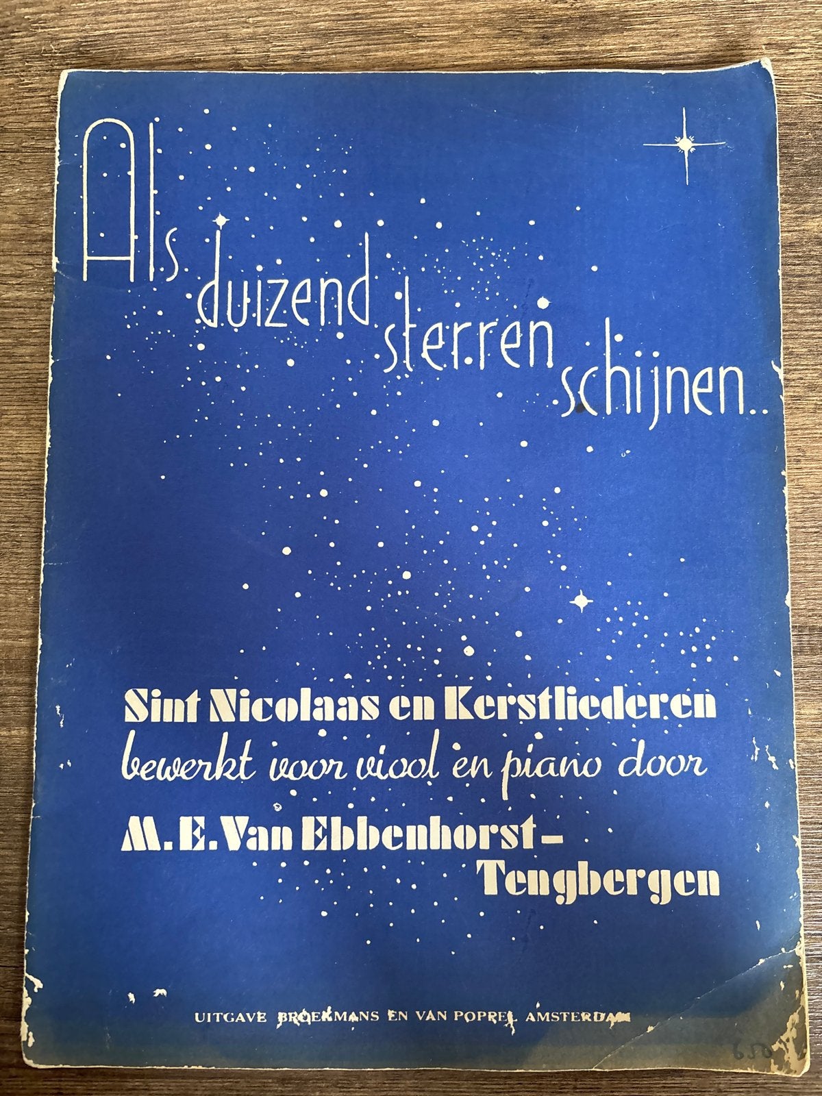 Sint Nicolaas en Kerstliederen voor viool en piano, Muziek en Instrumenten, Bladmuziek, Gebruikt, Klassiek, Ophalen of Verzenden