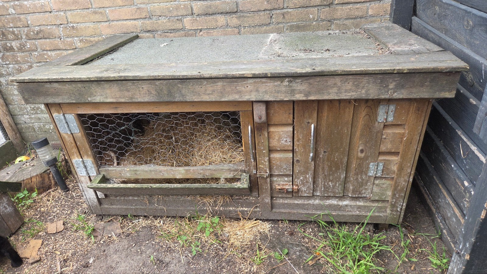 hok konijn, Dieren en Toebehoren, Hondenhokken, Ophalen of Verzenden, Gebruikt, 110 cm of meer