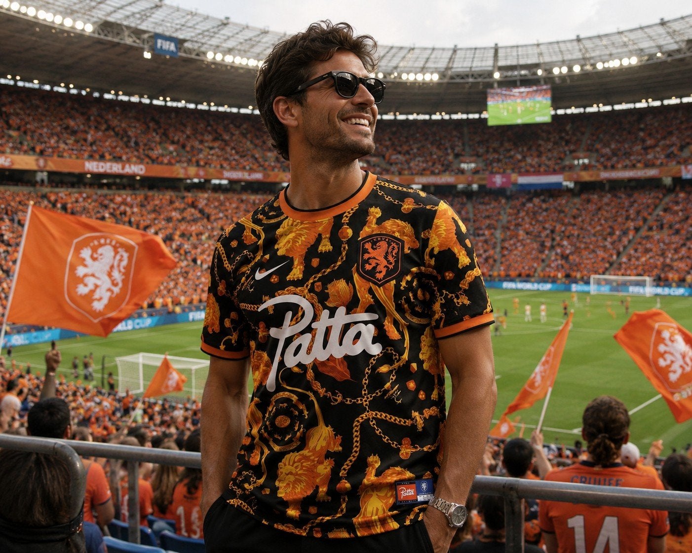Patta Nederlands Elftal Warming-up Shirt Nieuw Diverse Maten, Nieuw, Ophalen of Verzenden, Patta, Overige maten