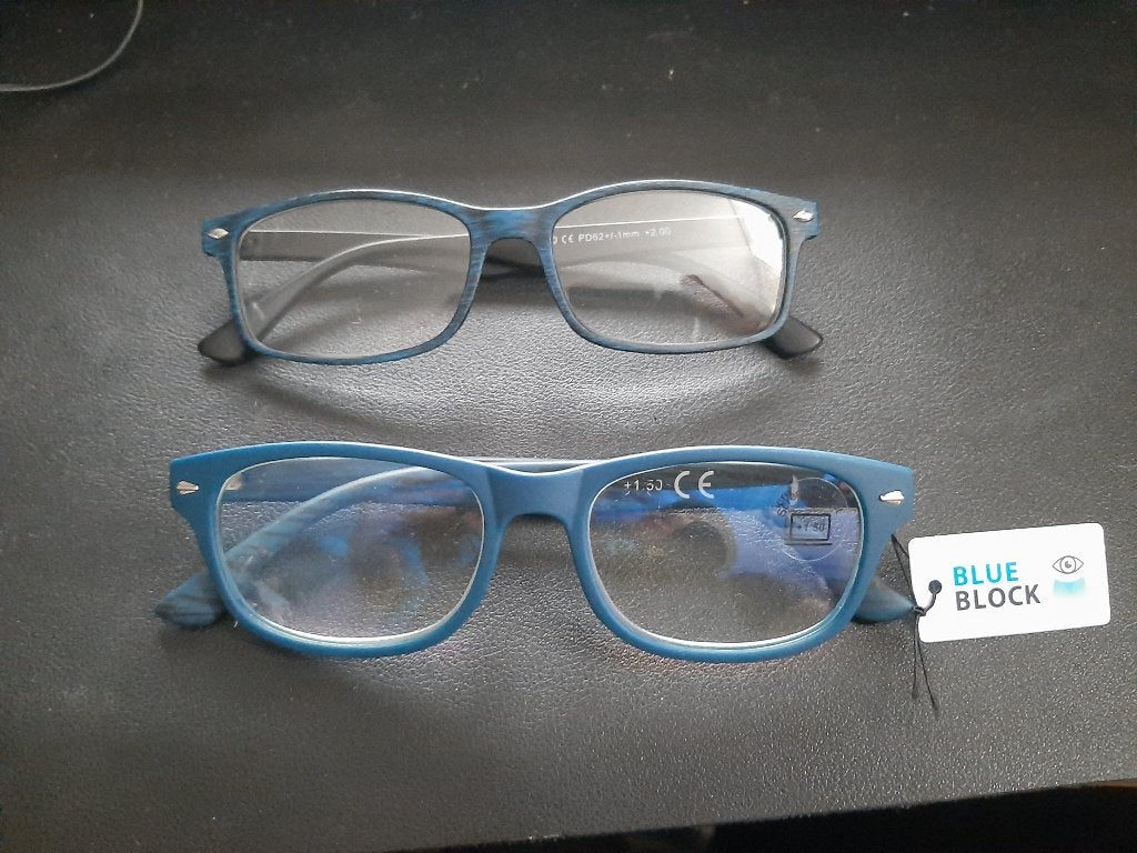 Blue Block Bril +1,5, Overige merken, Blauw, Nieuw, Ophalen of Verzenden