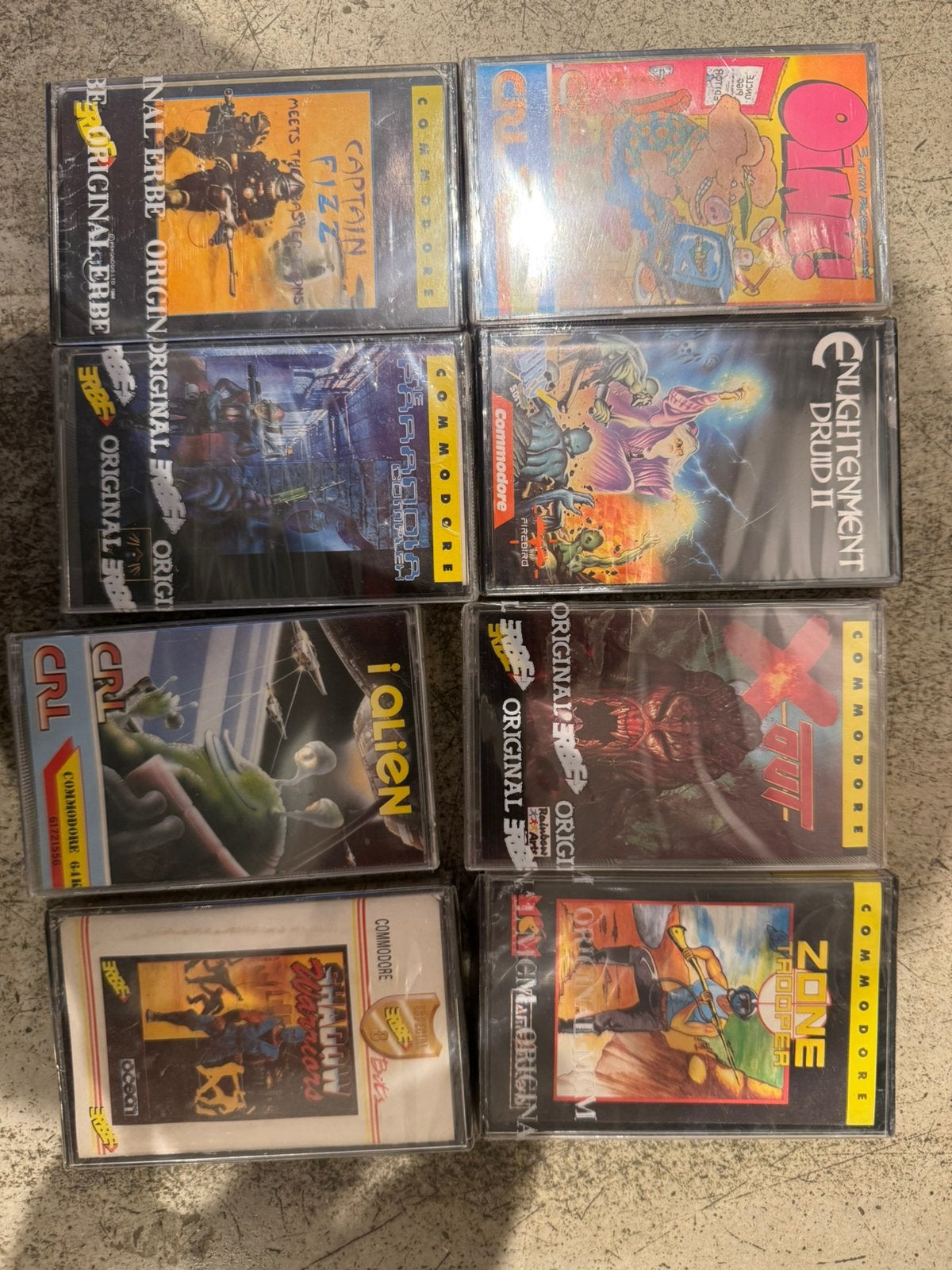 8x Commodore 64 C64 games – Spaans – origineel geseald / NOS, Ophalen of Verzenden