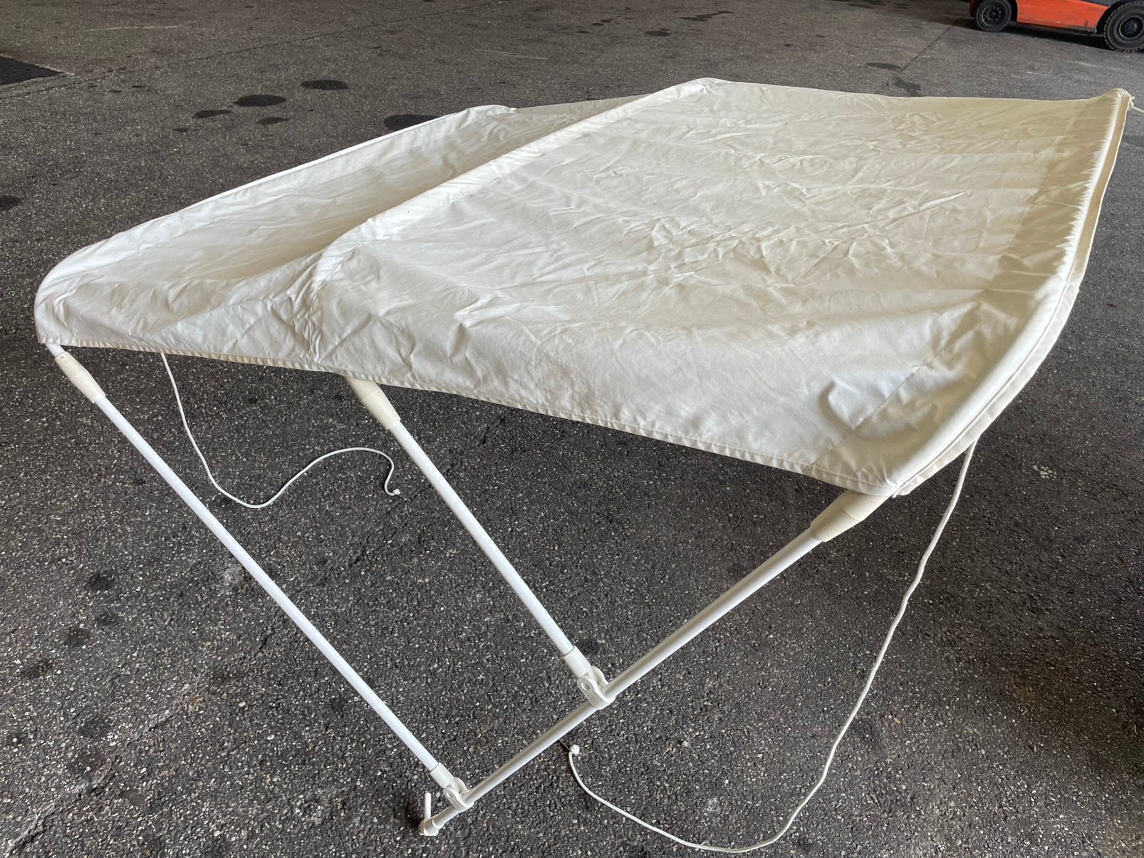 Bimini top, Ophalen, Zo goed als nieuw, Motorboot