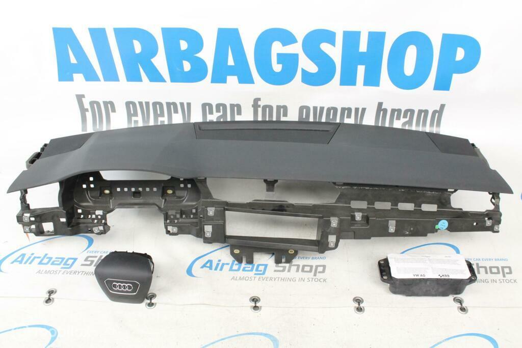 Airbag set - Dashboard zwart Audi A6 C8 (2018-heden), Gebruikt, Ophalen of Verzenden