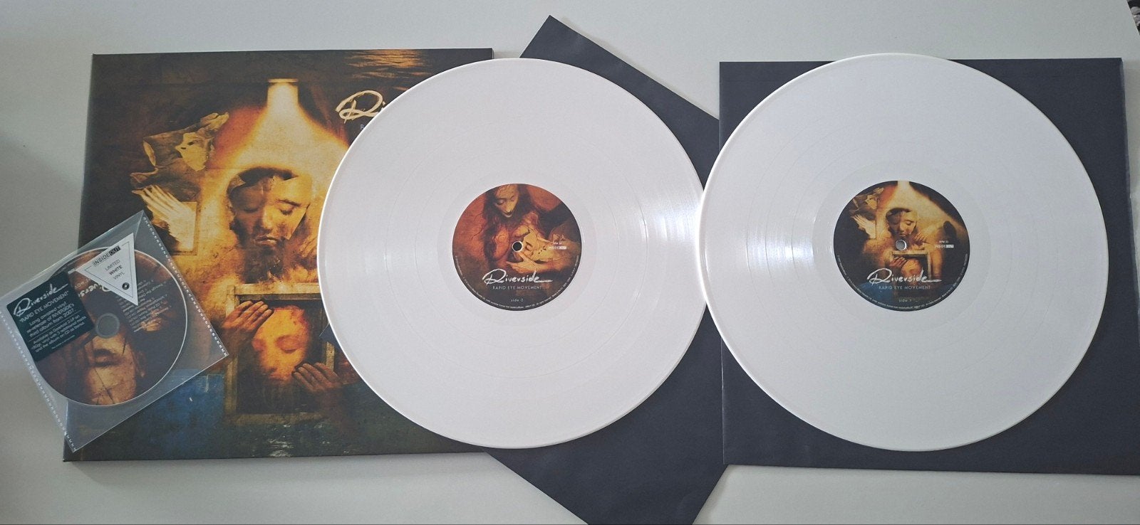RIVERSIDE RAPID EYE MOVEMENT LIMITED WHITE VINYL, Progressive Rock, Colored vinyl, Ophalen of Verzenden, Zo goed als nieuw