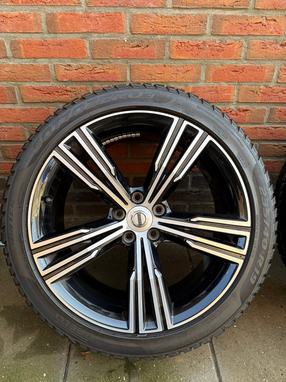 Originele 19" Volvo V60 R-Design Velgen (5x108 - Naaf 63.4), Auto-onderdelen, Banden en Velgen, Gebruikt, Velg(en), Winterbanden