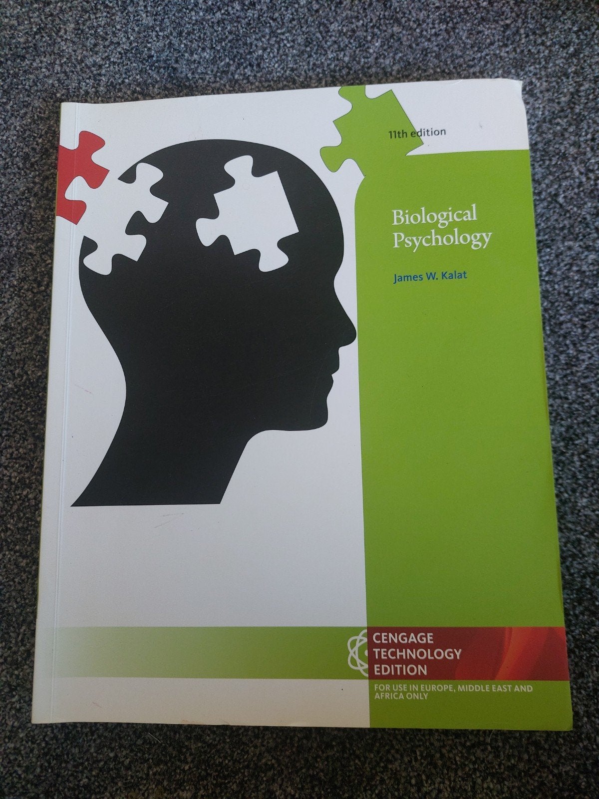 Biological Psychology - 11e editie - James W. Kalat, Zo goed als nieuw, Gamma, James W. Kalat, HBO