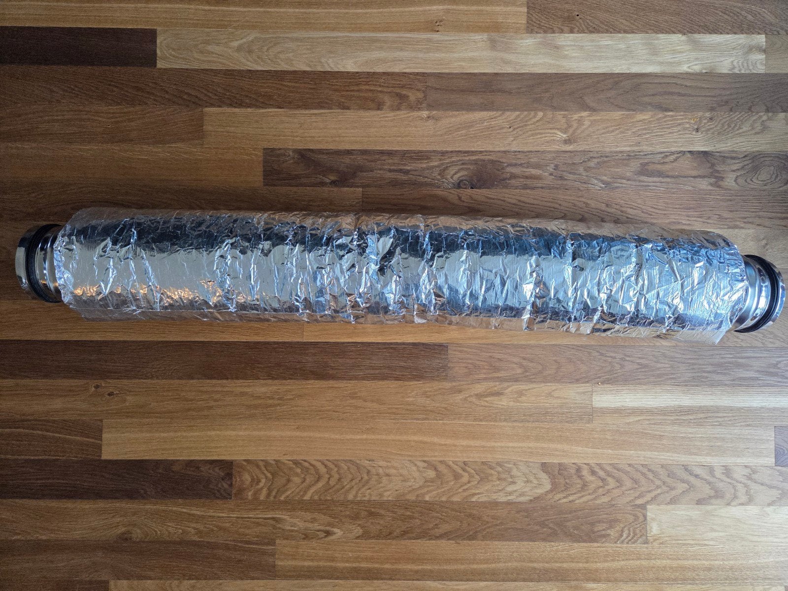 Flexibele geluiddemper 125mm - 120cm lang, Ophalen of Verzenden, Gebruikt, Ventilator