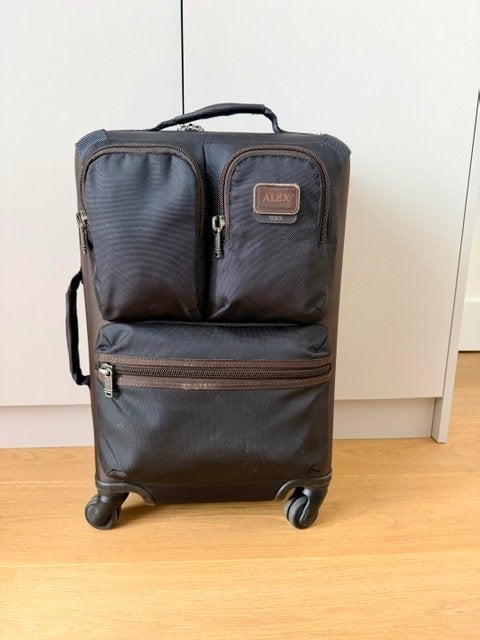 TUMI Alpha Bravo Kirtland Handbagage Koffer – Hickory, Uitschuifbare handgreep, Gebruikt, 50 tot 60 cm, Ophalen of Verzenden