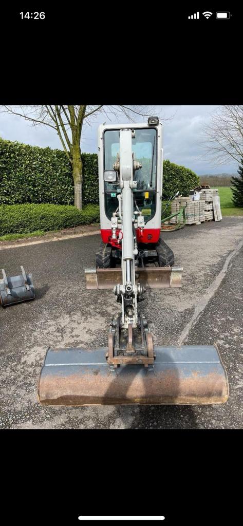 Takeuchi TB216 Minigraver - Compact en Krachtig, Ophalen