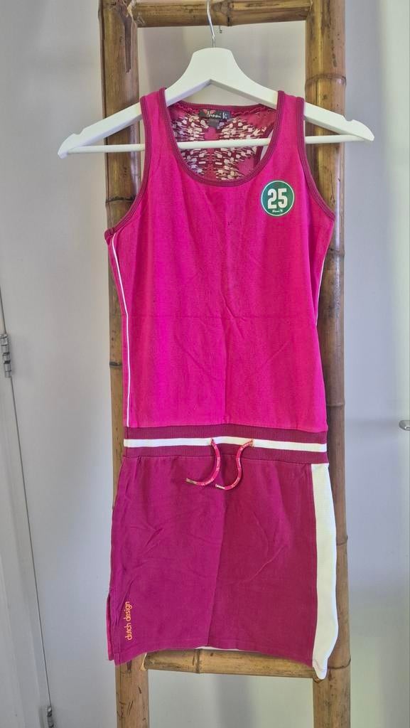 Sportieve roze jurk, NinaV, Ophalen of Verzenden, Meisje, Jurk of Rok