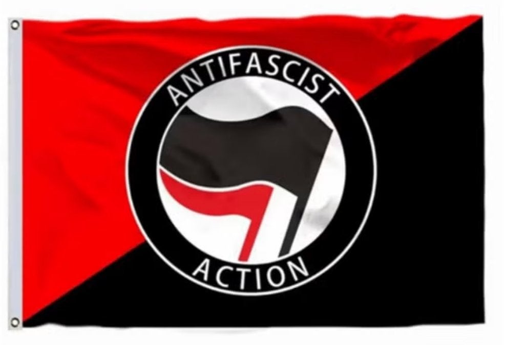 Grote vlag Antifascistische Actie (150x90cm), Ophalen of Verzenden, Nieuw