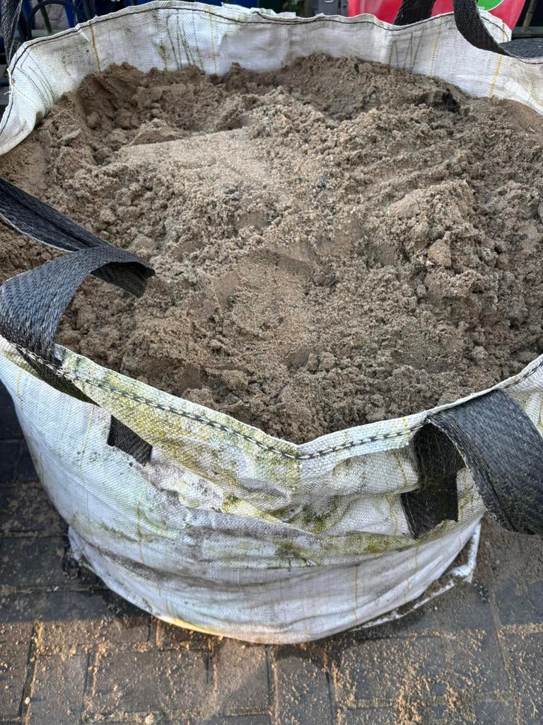 Ophoogzand 1m3 in bag (1500 liter), Tuin en Terras, Zand, Ophalen, Zo goed als nieuw, Ophoogzand