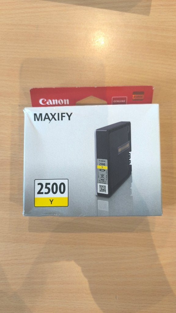Originele Cartridge Canon MAXIFY PGI-2500 Y, Ophalen of Verzenden, Nieuw, Cartridge, Canon Pixma