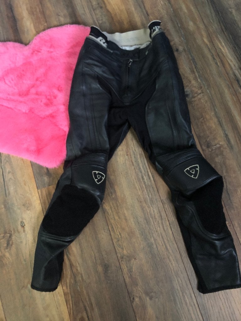 REV'IT! leren motorbroek | Dames | maat 36/38, Ophalen of Verzenden, Tweedehands, Dames, Broek | leer