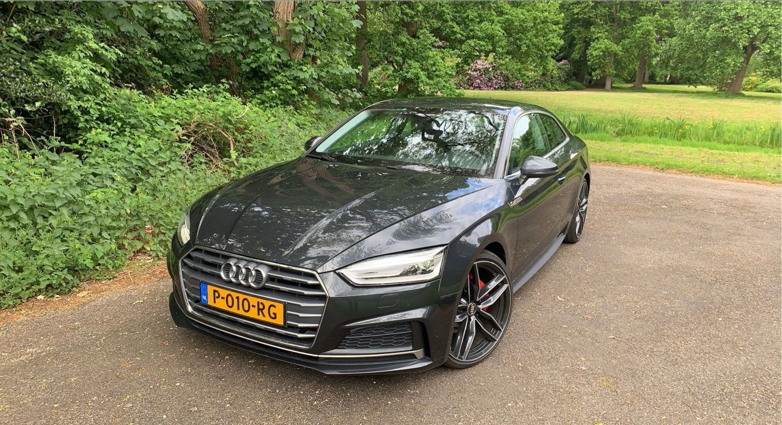 Audi A5 2.0TFSI 140KW Ultr.coupe S-tr metalic Grijs €22.500, Auto's, Zwart, 4 stoelen, 1465 kg, Leder