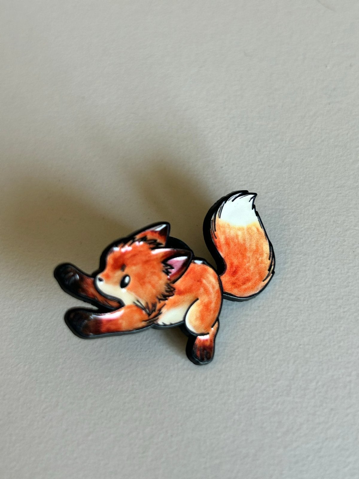 Leuke nieuwe vos pin / broche, Ophalen of Verzenden, Nieuw, Wild dier, Beeldje of Figuurtje