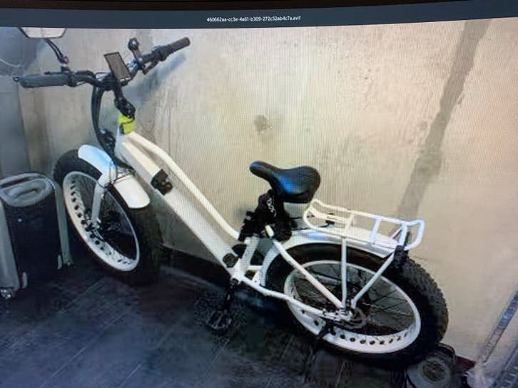 EVO Fatbike E-bike - Wit, lage instap, Minder dan 30 km per accu, Gebruikt, 47 tot 51 cm, Ophalen