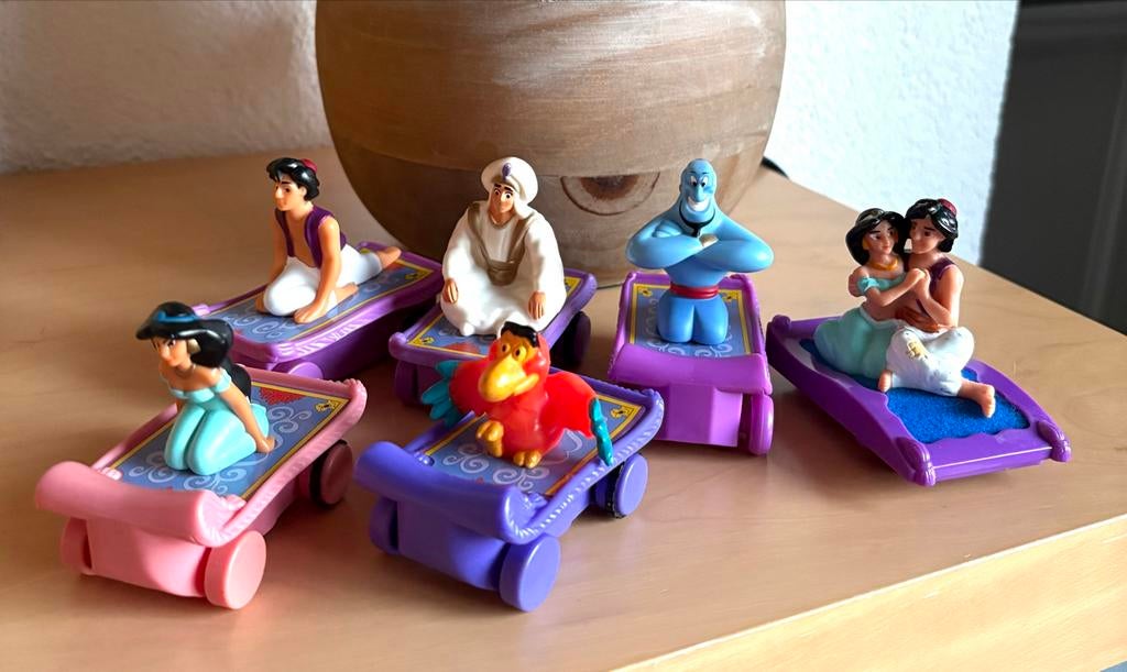 Aladdin McDonald's Happy Meal Speelgoed Set, Ophalen of Verzenden, Gebruikt