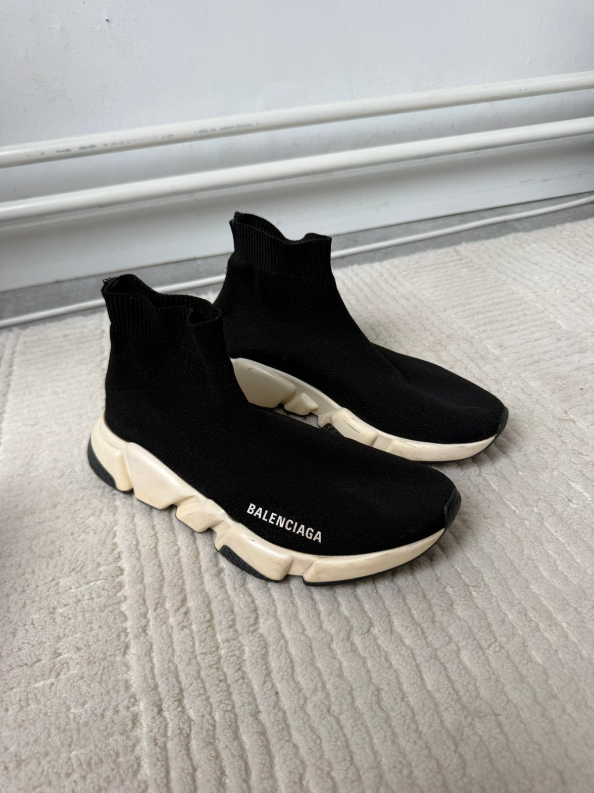 Balenciaga speed 2.0 sneakers- Maat 40, Kleding | Dames, Schoenen, Ophalen, Zo goed als nieuw, Zwart, Sneakers of Gympen