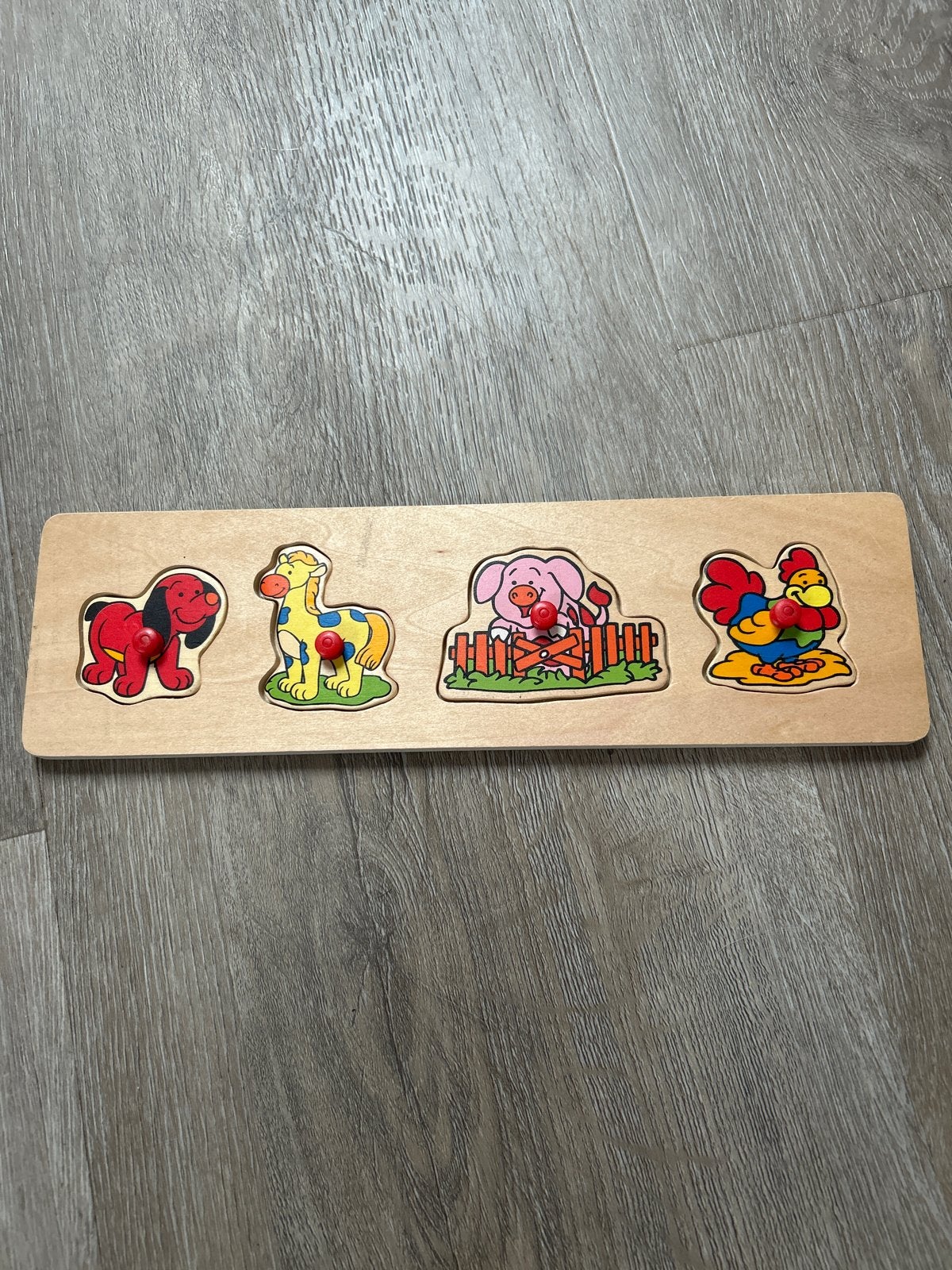 Houten Dieren Puzzel (sintcadeau?), Ophalen of Verzenden, Gebruikt, Overige typen